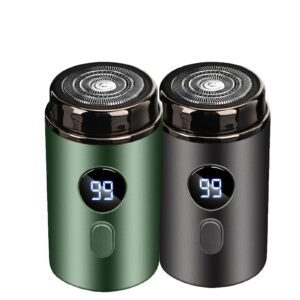 Electric Mini Razor Pockets Shaver for Men,men's foil shavers,Waterproof ,USB Charge LED Power Display Mini Trimmer, Great for Travel,Car,Home Use shavers rechargeable shaver Portable Waterproof travel shaver first shaver for teen boys